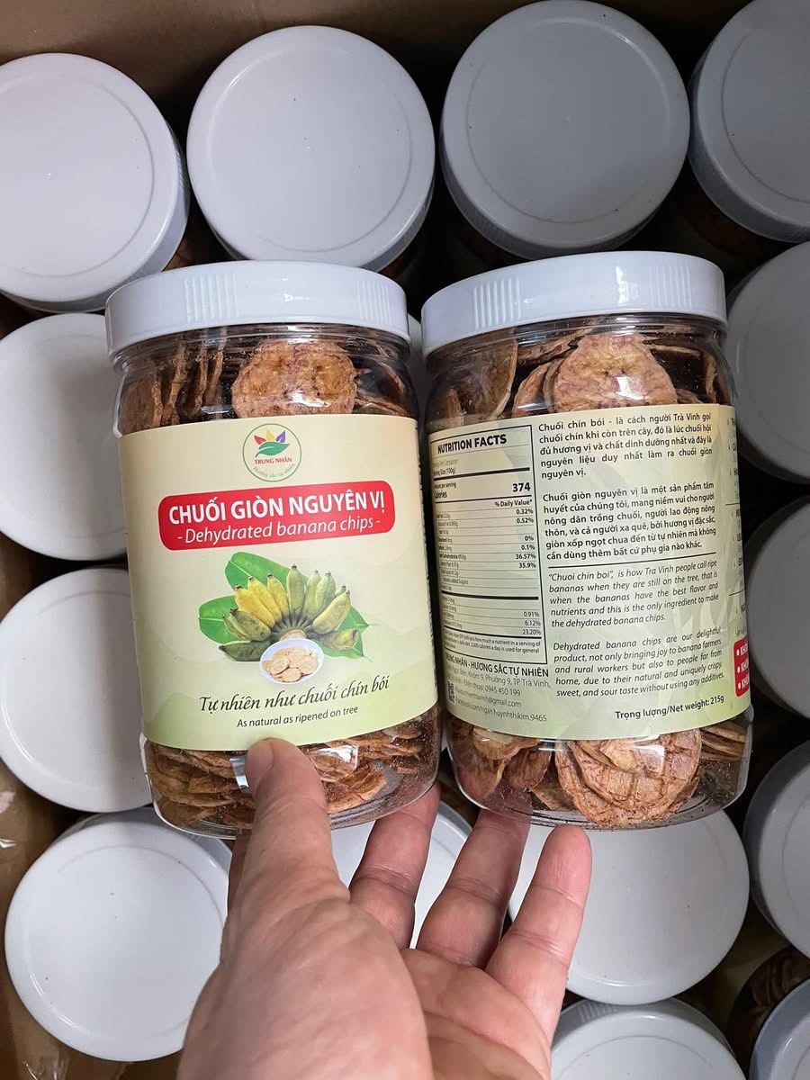 Chuối Giòn Nguyên Vị 215g